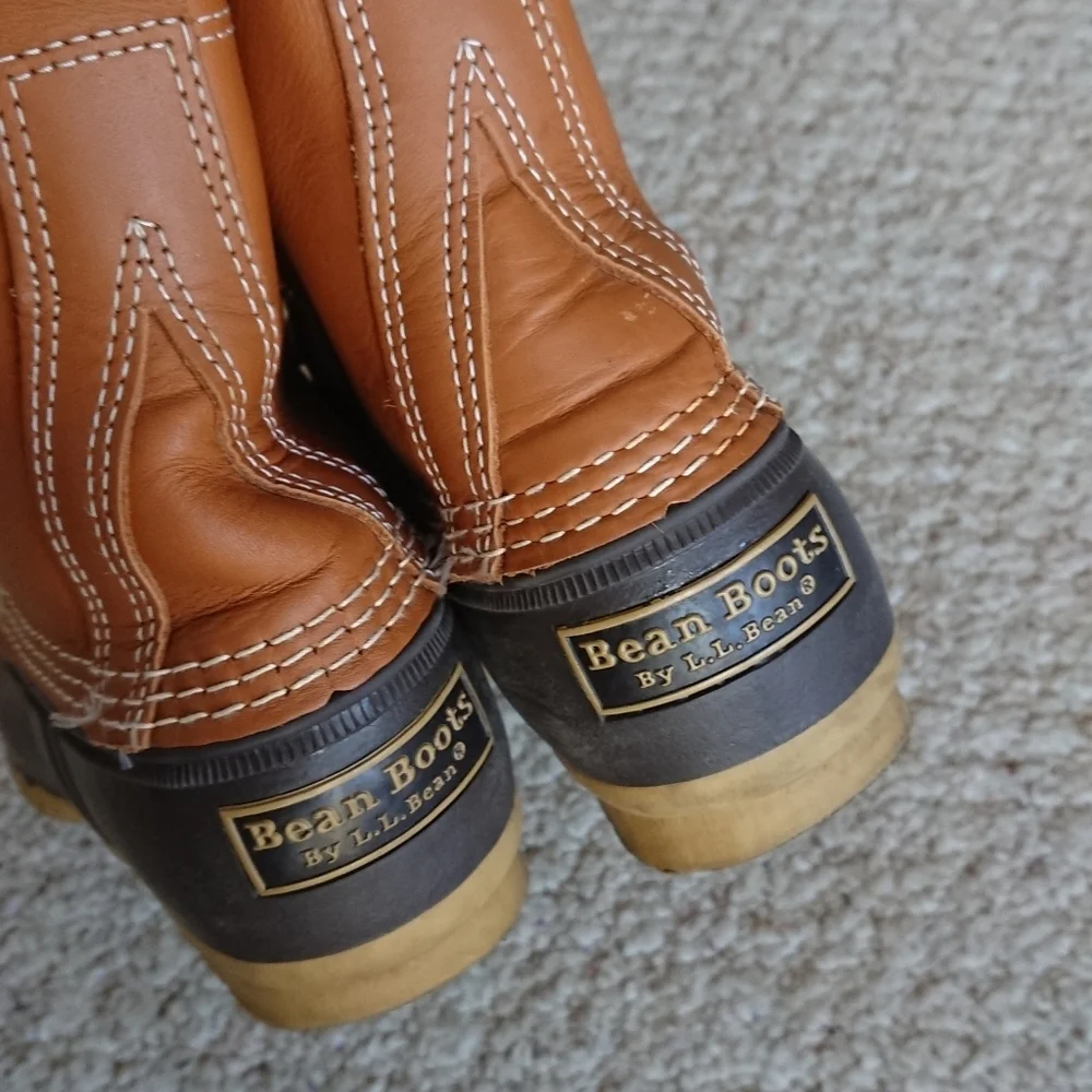L.L. Bean Brown and Black Duck Boots size 7